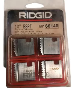 JOGO COSSINETE 1 ¹/4'' BSPT 4 Pçs - RIDGID 66140 MADE IN USA