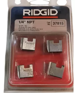 JOGO COSSINETE 1/4'' NPT 4 Pçs - RIDGID 37815 MADE IN USA